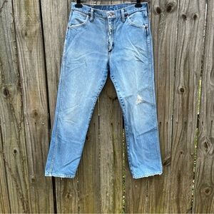 Wrangler Light Blue Men's Straight Jeans